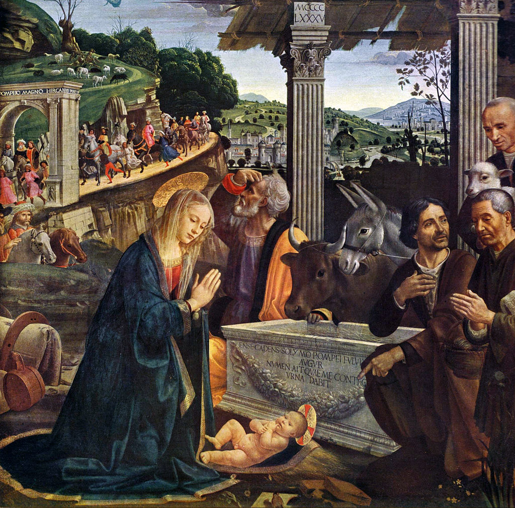 Adoration of the Shepherds by Domenico Ghirlandaio