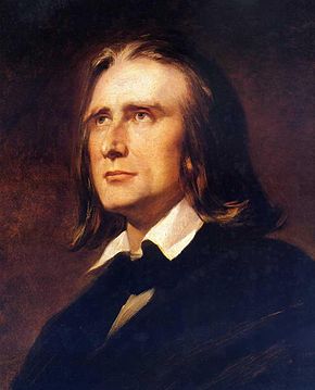 Franz Liszt, 1856 portrait