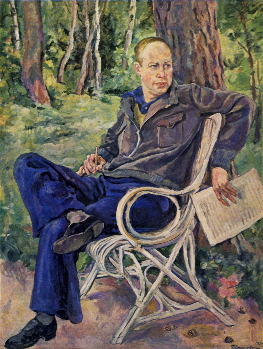 Sergey Prokofiev, by Konchalovsky